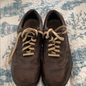 Camper brown leather sneakers size 42